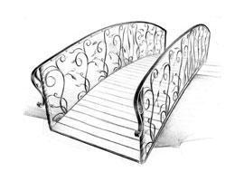 Кованые мостики