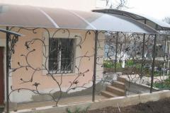 Кованый навес 14
