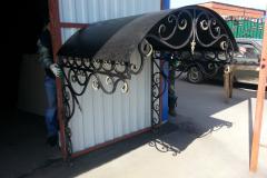 Кованый козырек №2