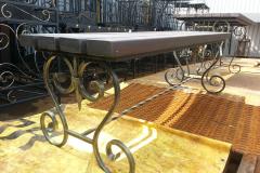 Лавка кованая Пика