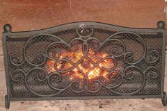 Каминная решетка кованая