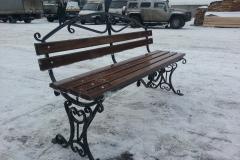 Скамейка Валенсия со спинкой 1,5м