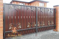 Ворота распашные №35