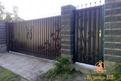 Ворота с калиткой №36