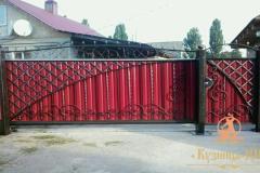 Ворота с калиткой №37