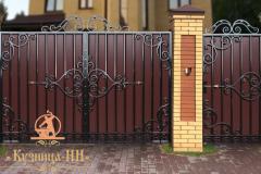 Ворота с калиткой №42