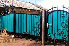 Ворота с калиткой №43