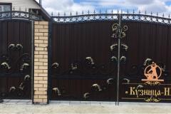 Ворота с калиткой №52
