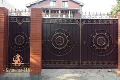 Ворота с калиткой №53