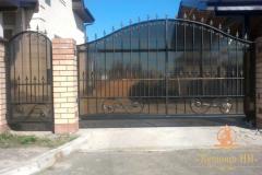 Ворота с калиткой №29