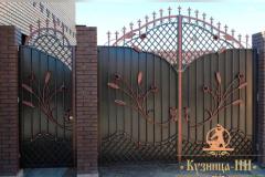 Ворота с калиткой №24