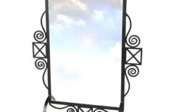 Кованое зеркало с полочкой R5640